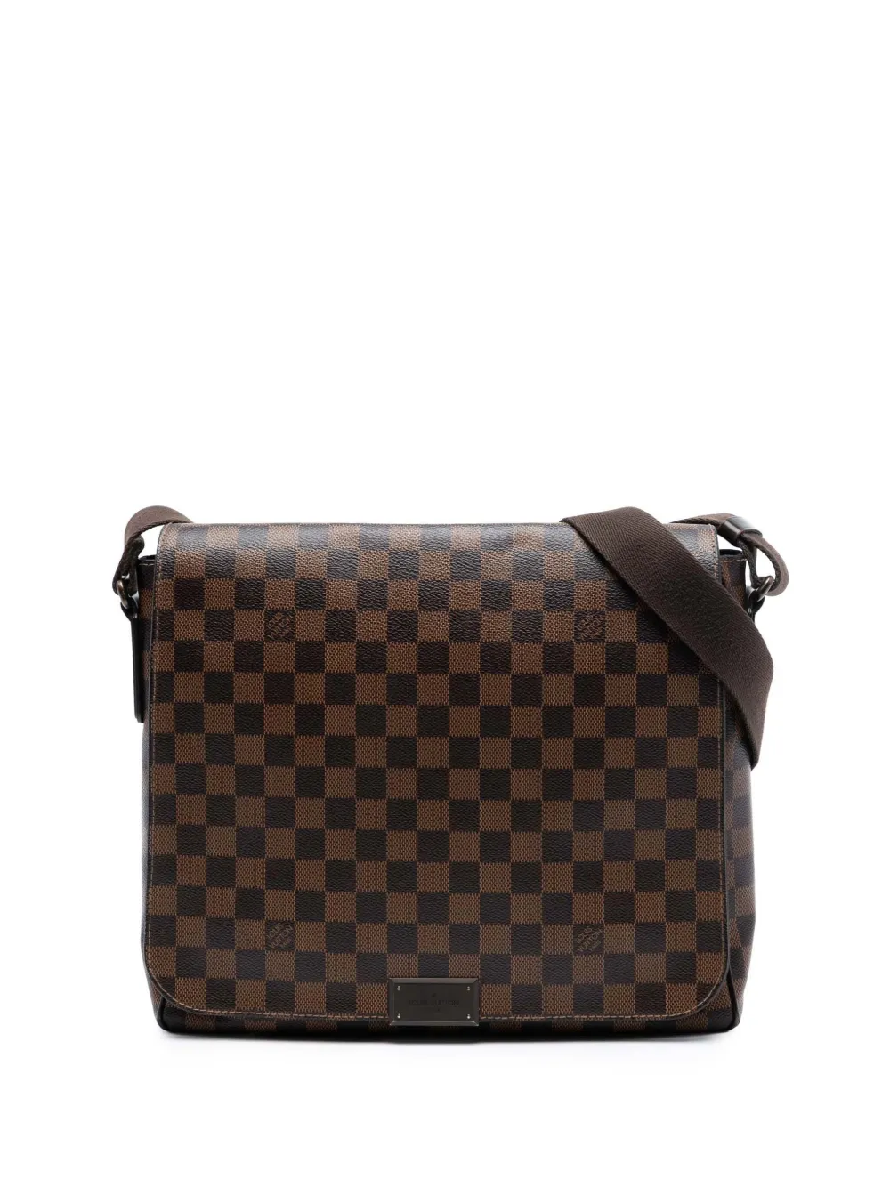 Louis Vuitton Pre-Owned 2013 Damier Ebene District MM crossbody bag - Marrone