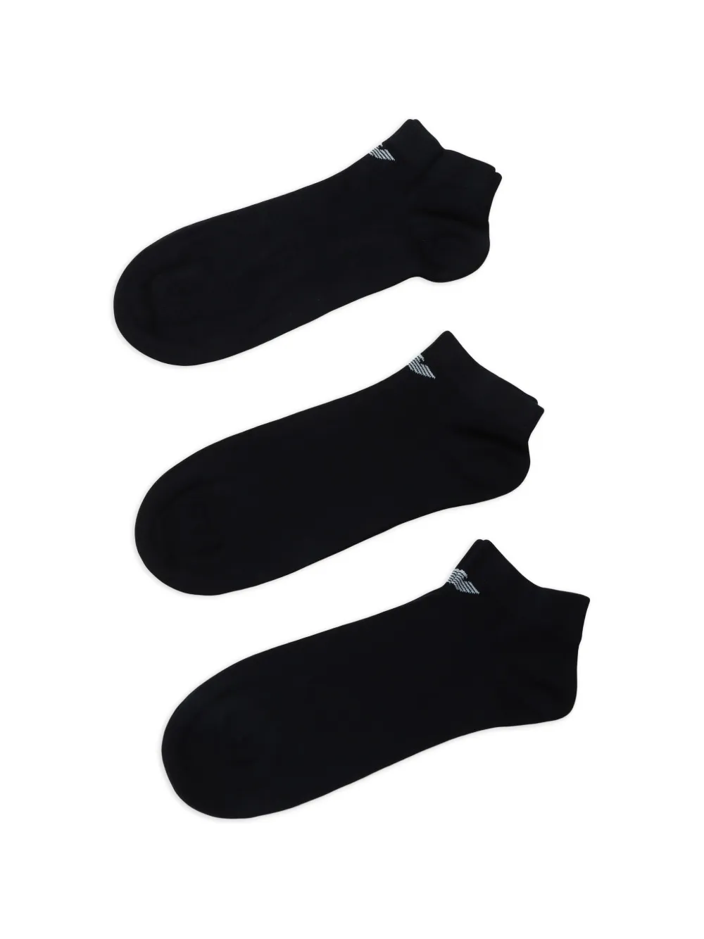 Emporio Armani logo socks (set of three) - Nero