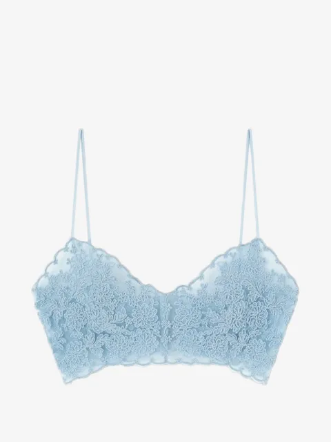 Ermanno Scervino lace scalloped top
