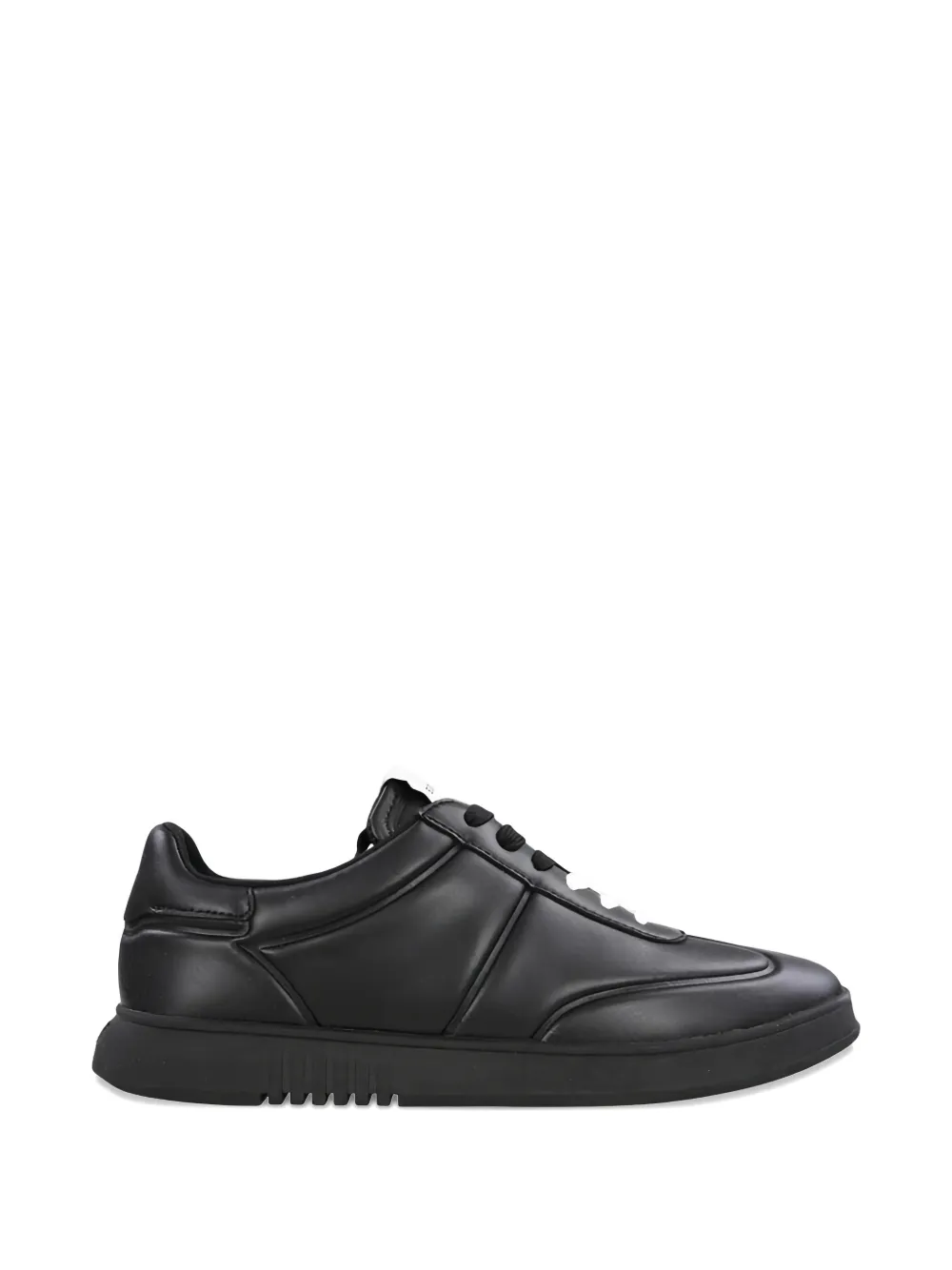 Emporio Armani leather sneakers - Nero