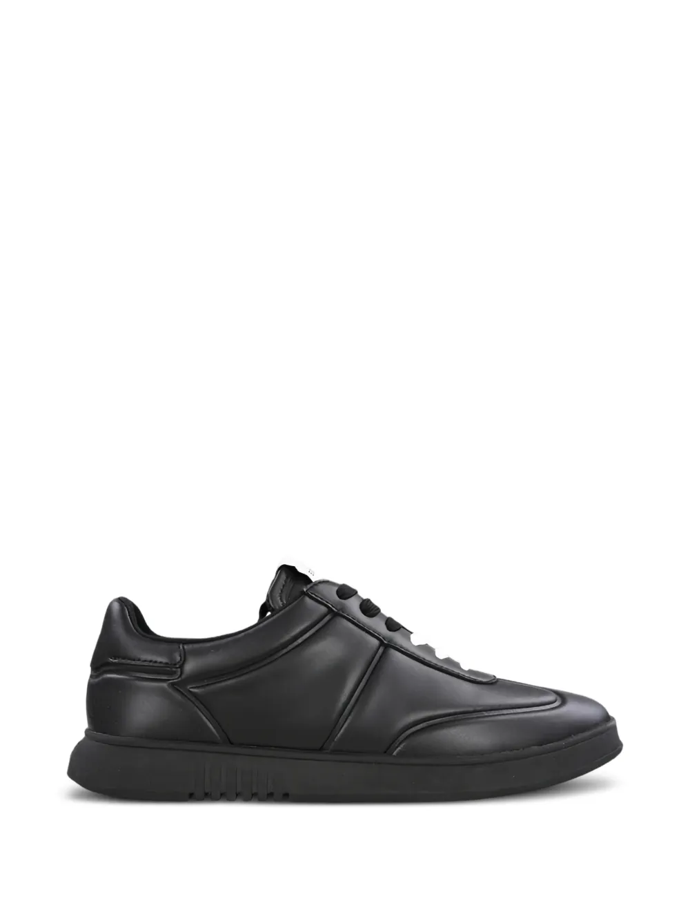 Emporio Armani leather sneakers - Nero