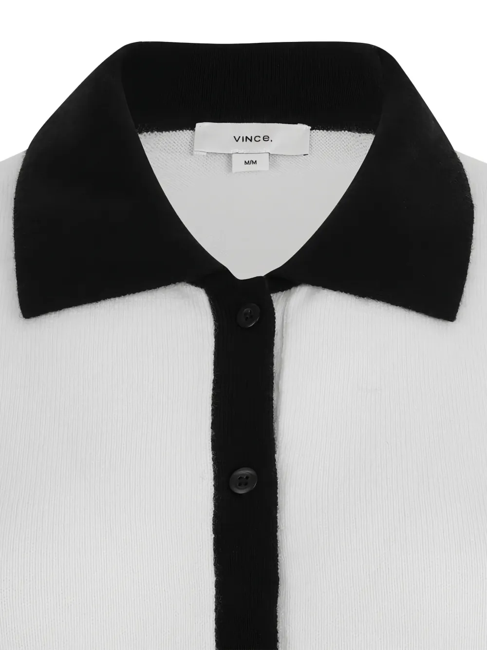  Vince Button-down Collared Cardigan - White 