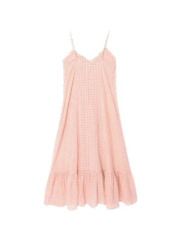 pink dress bcbg BCBGMAXAZRIA Karey Maxi Lace Detail Turkish Pink Dress US 0