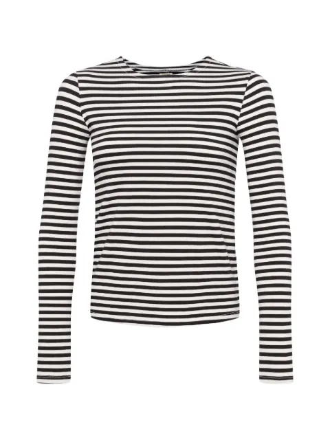 L'Agence Tess striped long-sleeve top
