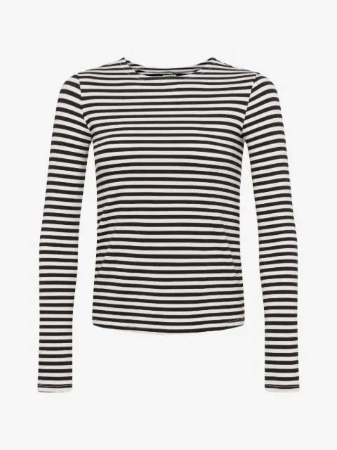 L'Agence Tess striped long-sleeve top