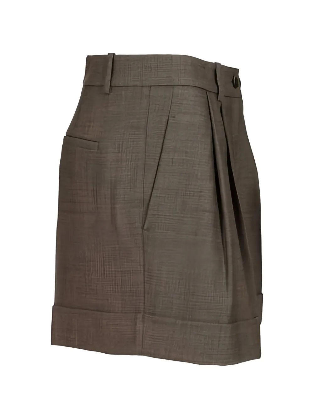  P.a.r.o.s.h. Pleated Shorts - Grey 