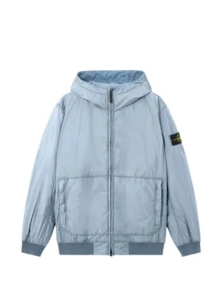 Stone Island フーデッド ジャケット | ブルー | FARFETCH JP