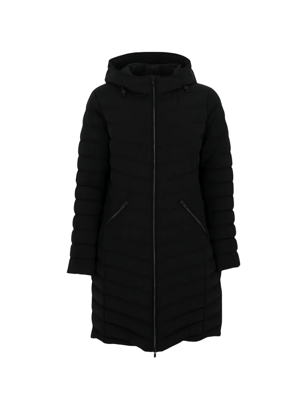 Moose Knuckles hooded quilted coat - Nero