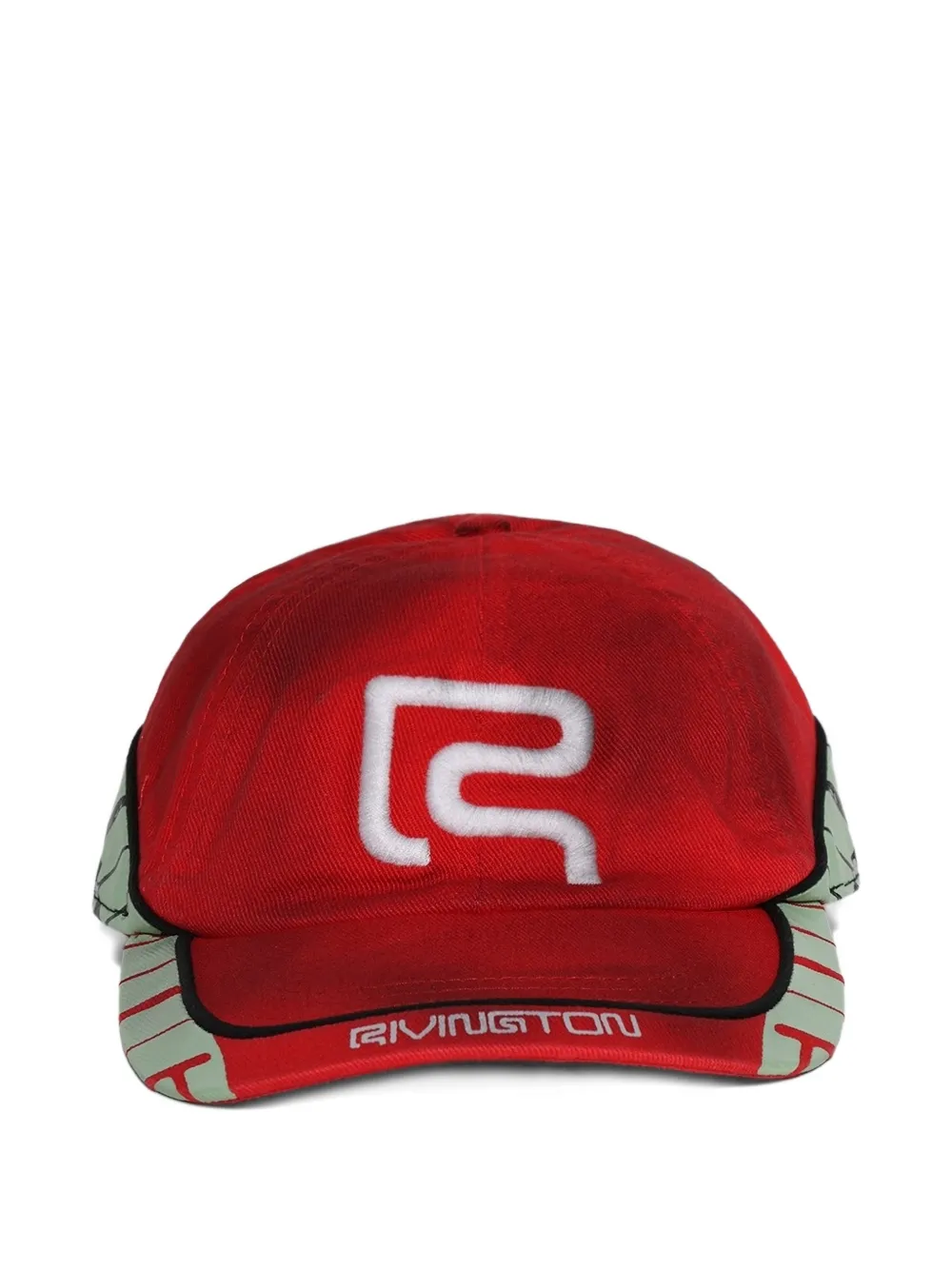 RRR123 Rivington Metarosa logo-embroidery baseball cap - Rosso
