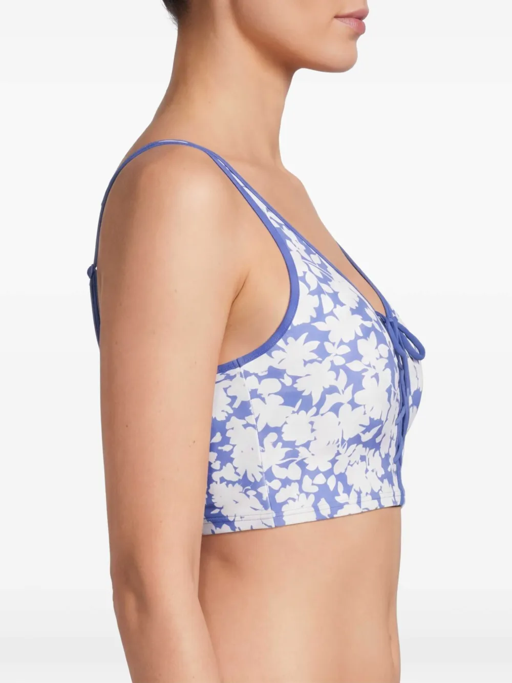 Michael Kors Bikinitop met bloemenprint Blauw