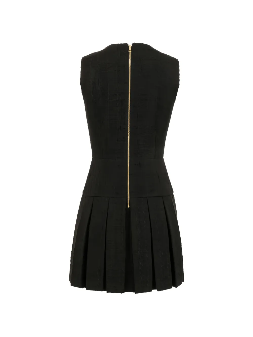 Ellis Pleated Drop-Waist Mini Dress