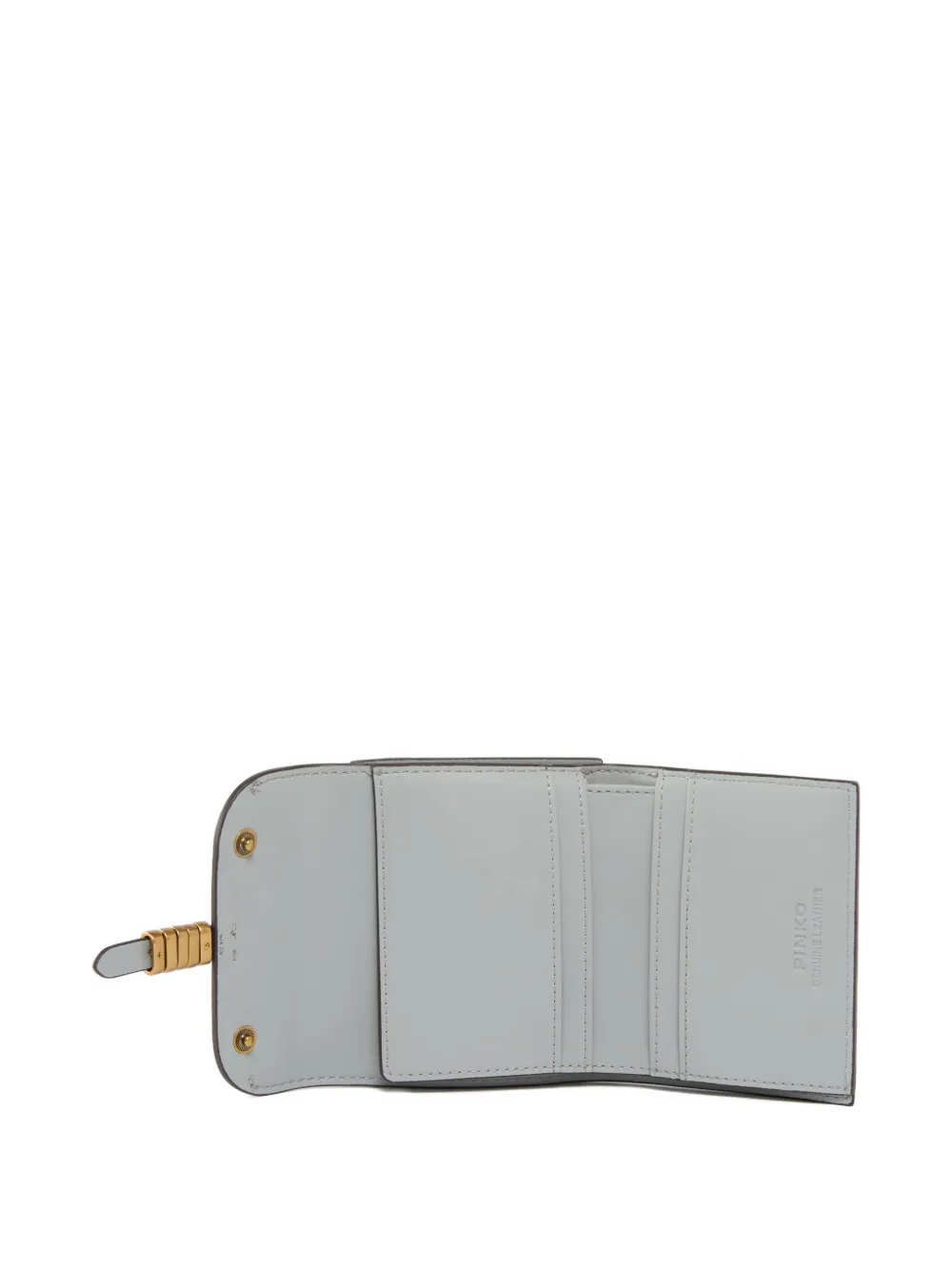  Pinko Buckle Cardholder Wallet - Grey 