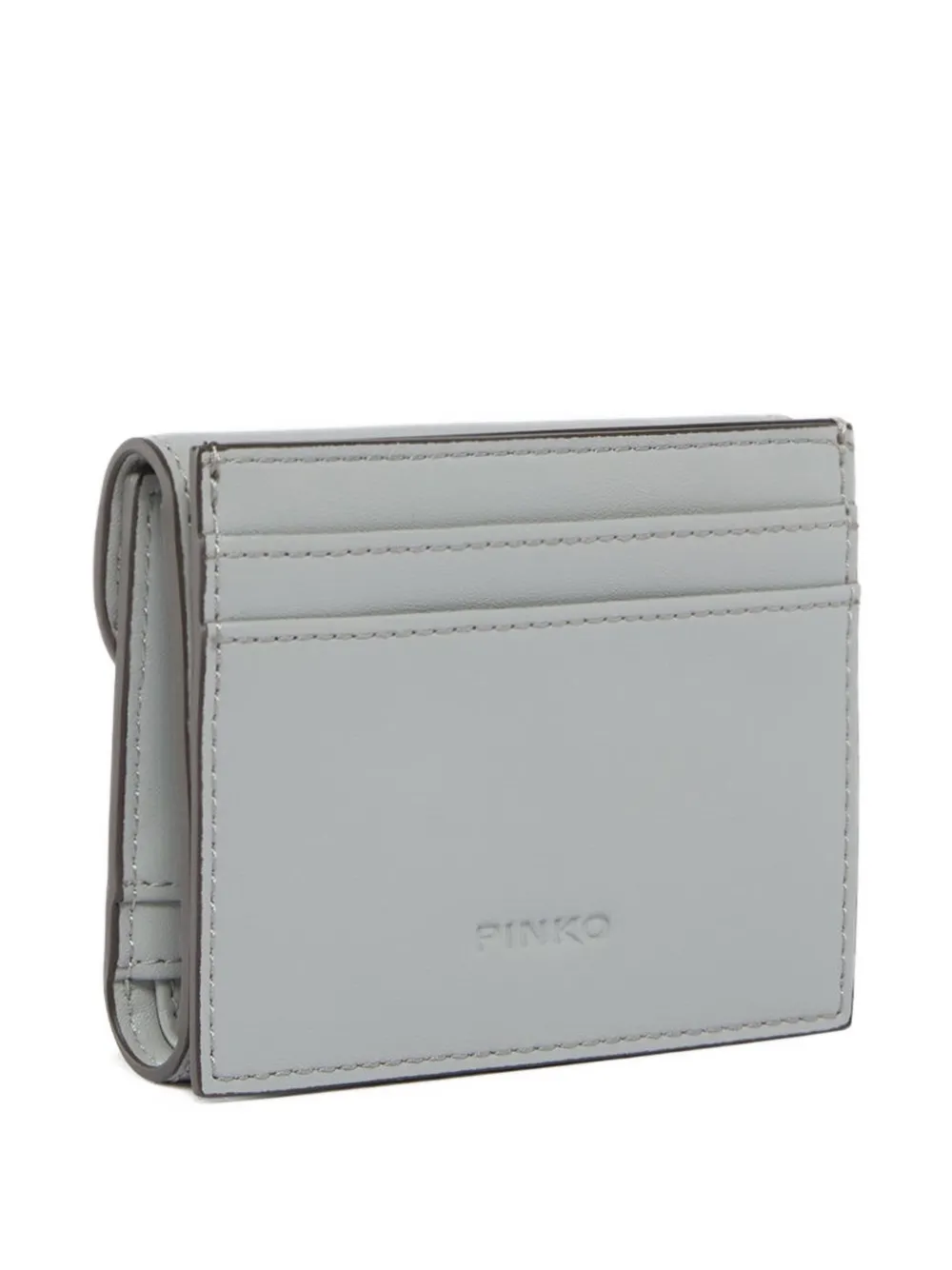  Pinko Buckle Cardholder Wallet - Grey 