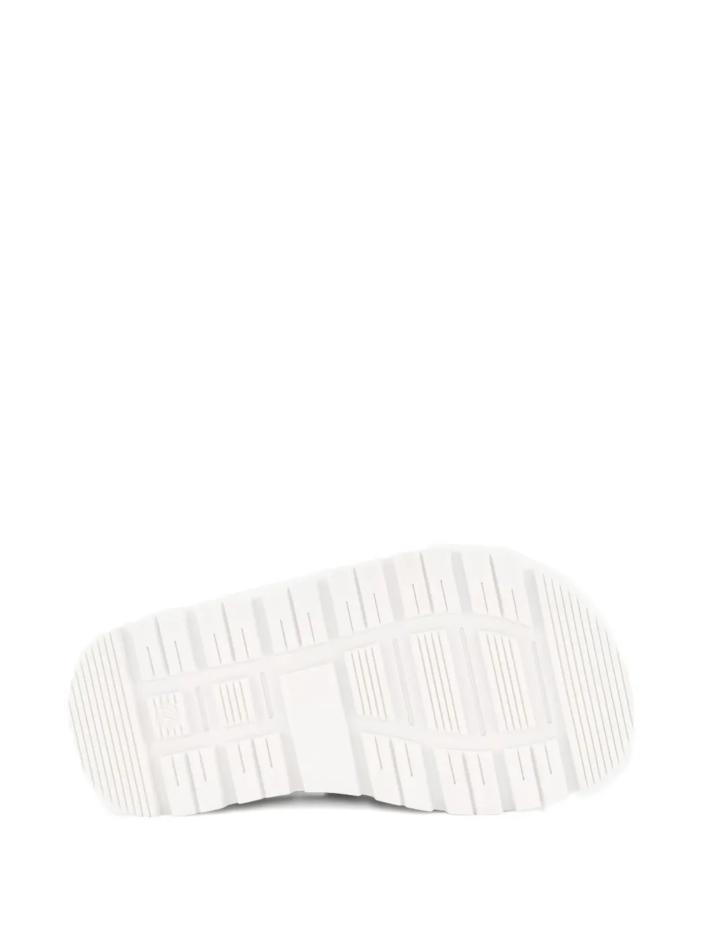 Moschino Kids bear-appliqué strap sandals Blauw