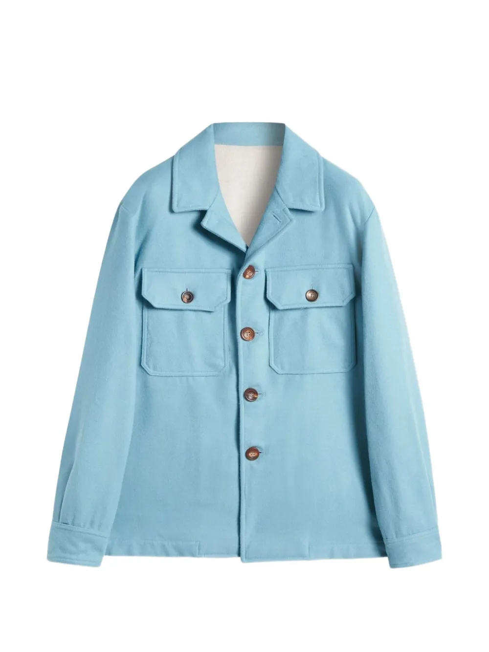 Doppiaa button-fastening shirt jacket - Blu