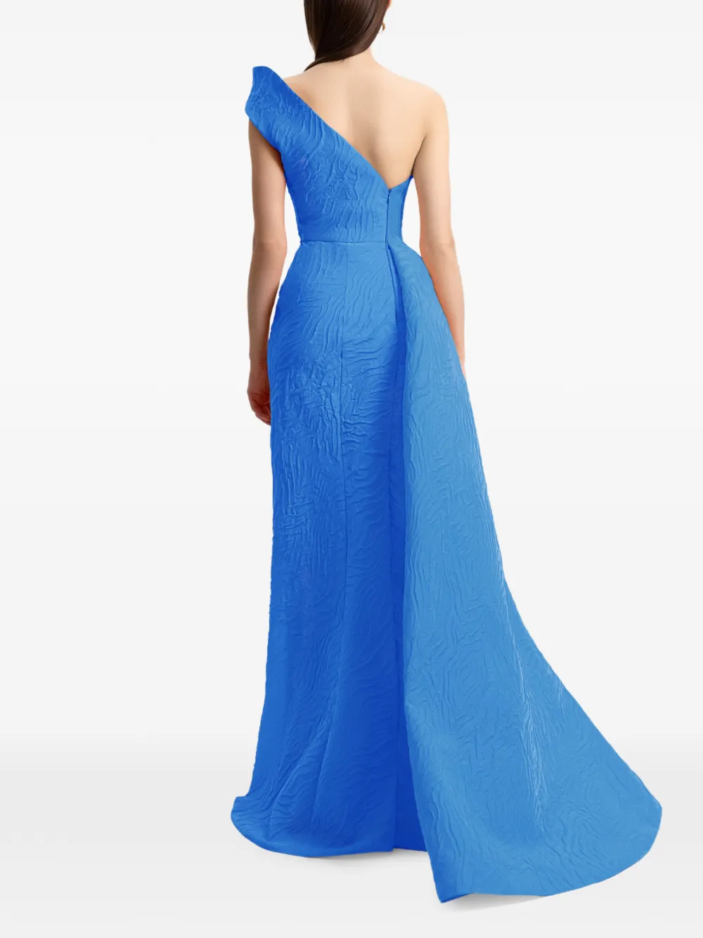 Gemy Maalouf Gedrapeerde jurk Blauw