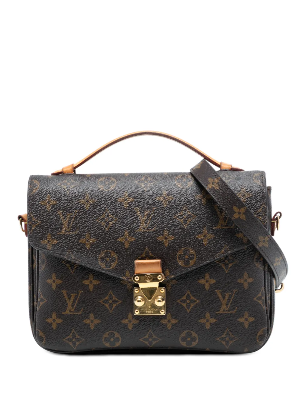 Louis Vuitton Pre-Owned Borsa a tracolla Pochette Metis con monogramma 2016 - Marrone