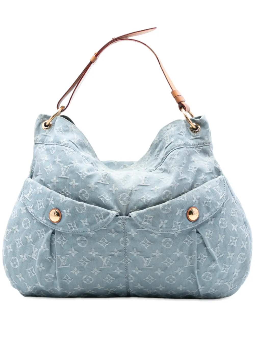 Louis Vuitton Pre-Owned 2011 Monogram Denim Daily GM hobo bag - Blu