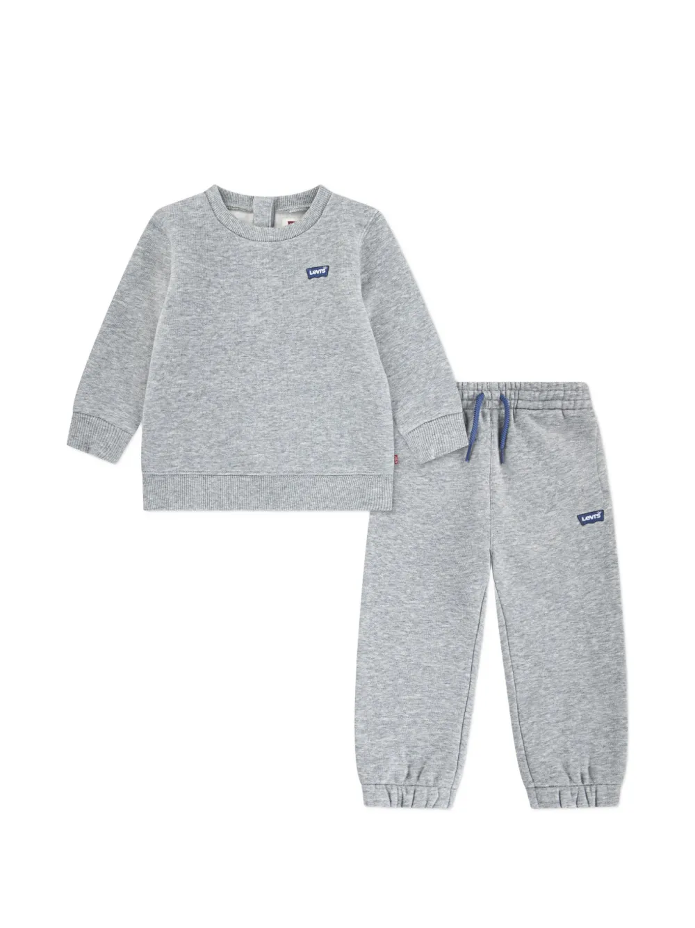 Levi's Kids logo-patch tracksuit - Grigio