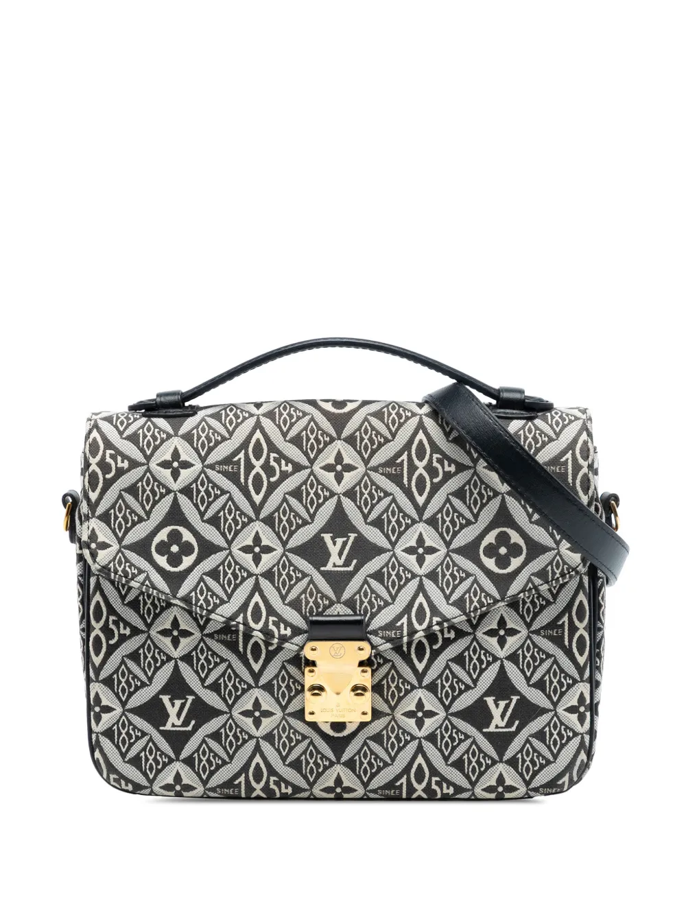 Louis Vuitton Pre-Owned 2020 Monogram Jacquard Since 1854 Pochette Metis satchel - Nero