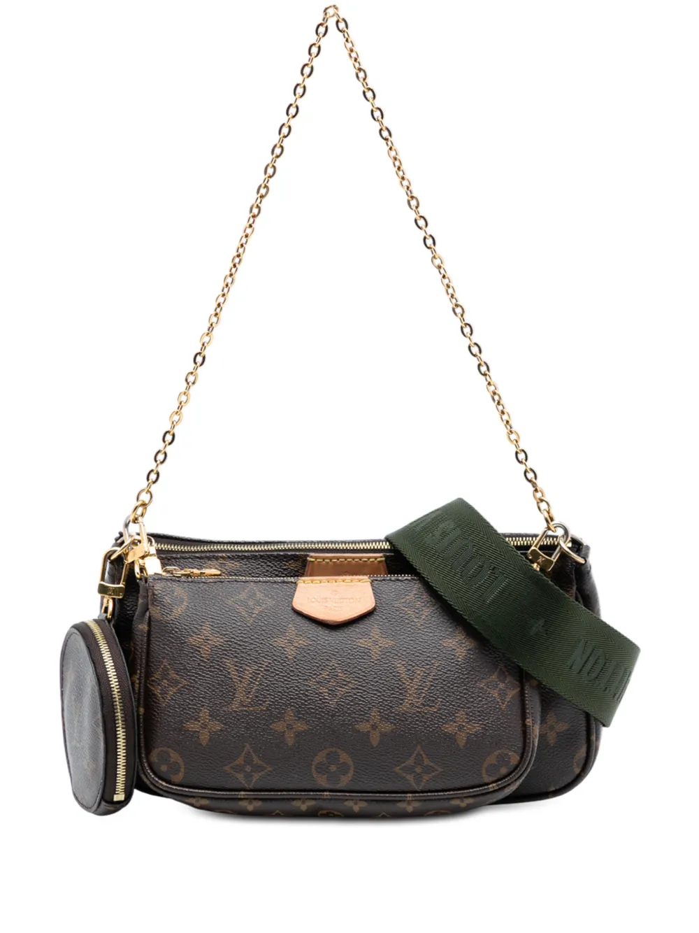 Louis Vuitton Pre-Owned 2020 Monogram Multi Pochette Accessoires satchel - Marrone