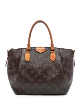 船*ん様 LOUIS VUITTON モノグラム タオルブラウン Louis Vuitton Pre-Owned 2016 Monogram Turenne PM Satchel | Brown