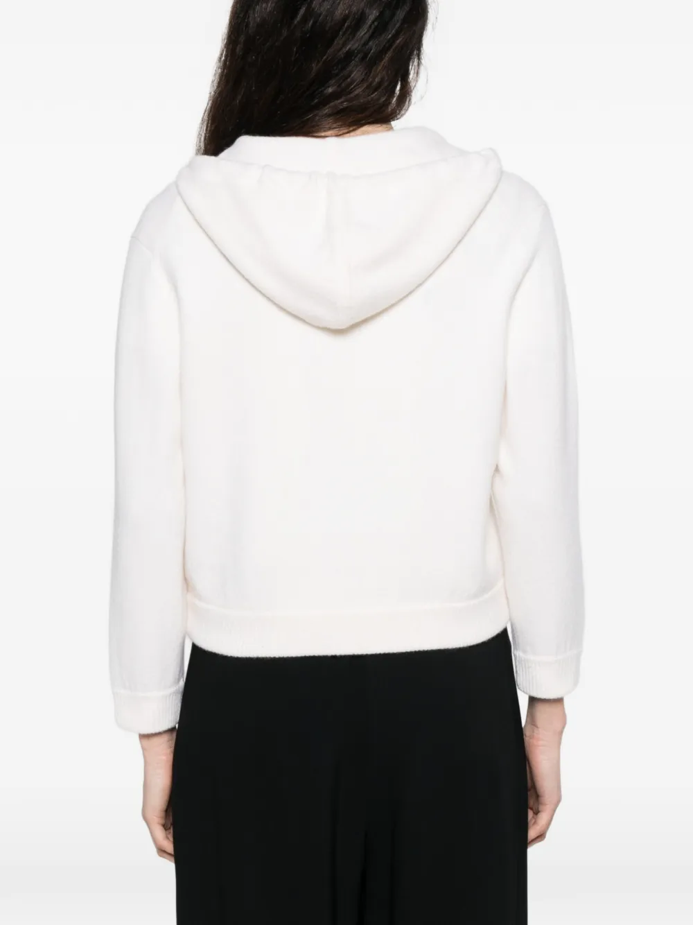 Dorothee Schumacher Trui met capuchon en V-hals Beige