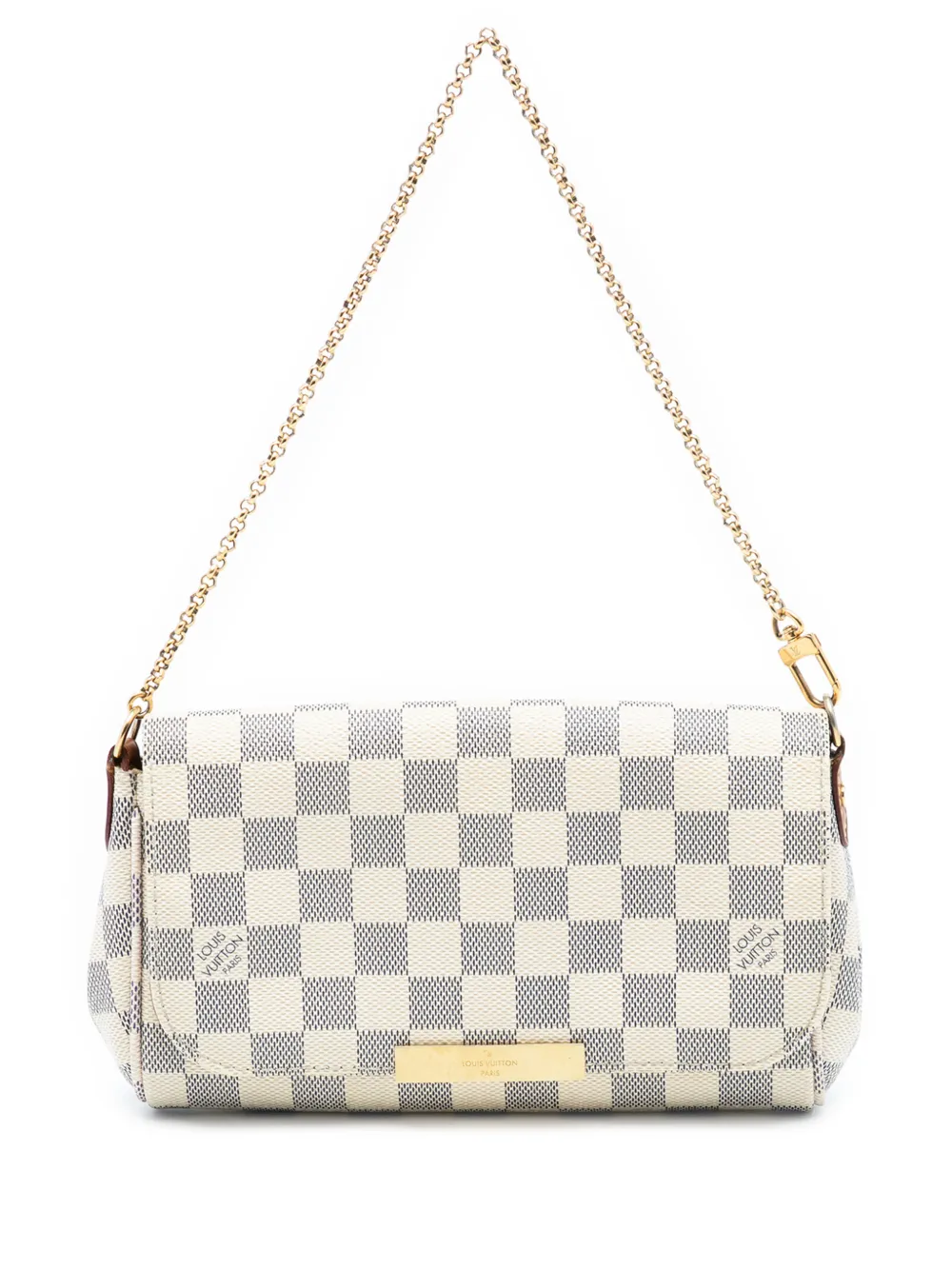 Louis Vuitton Pre-Owned 2014 Damier Azur Favorite PM satchel - Bianco