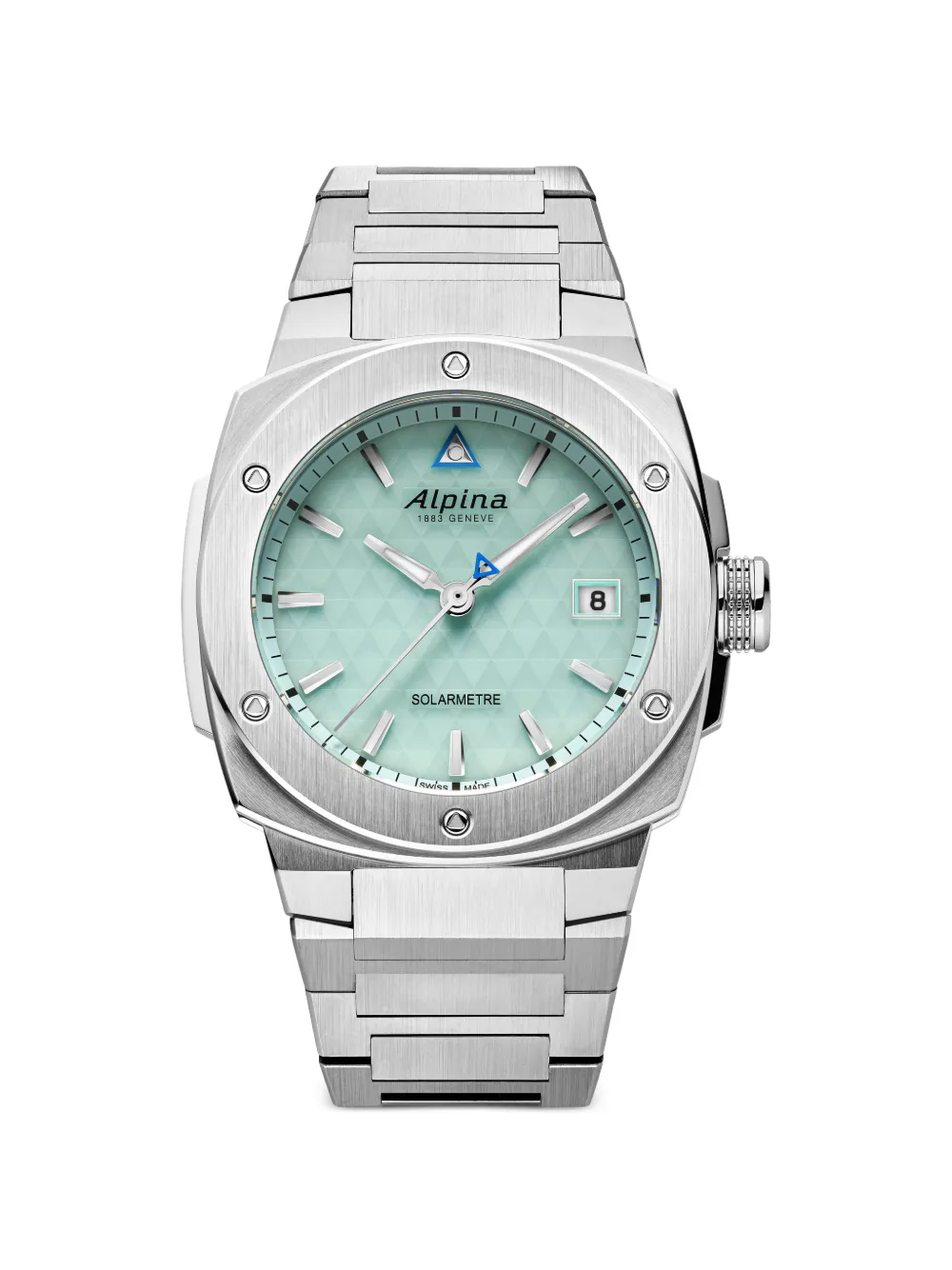Alpina Solarmetre stainless steel 38.90mm watch - Verde