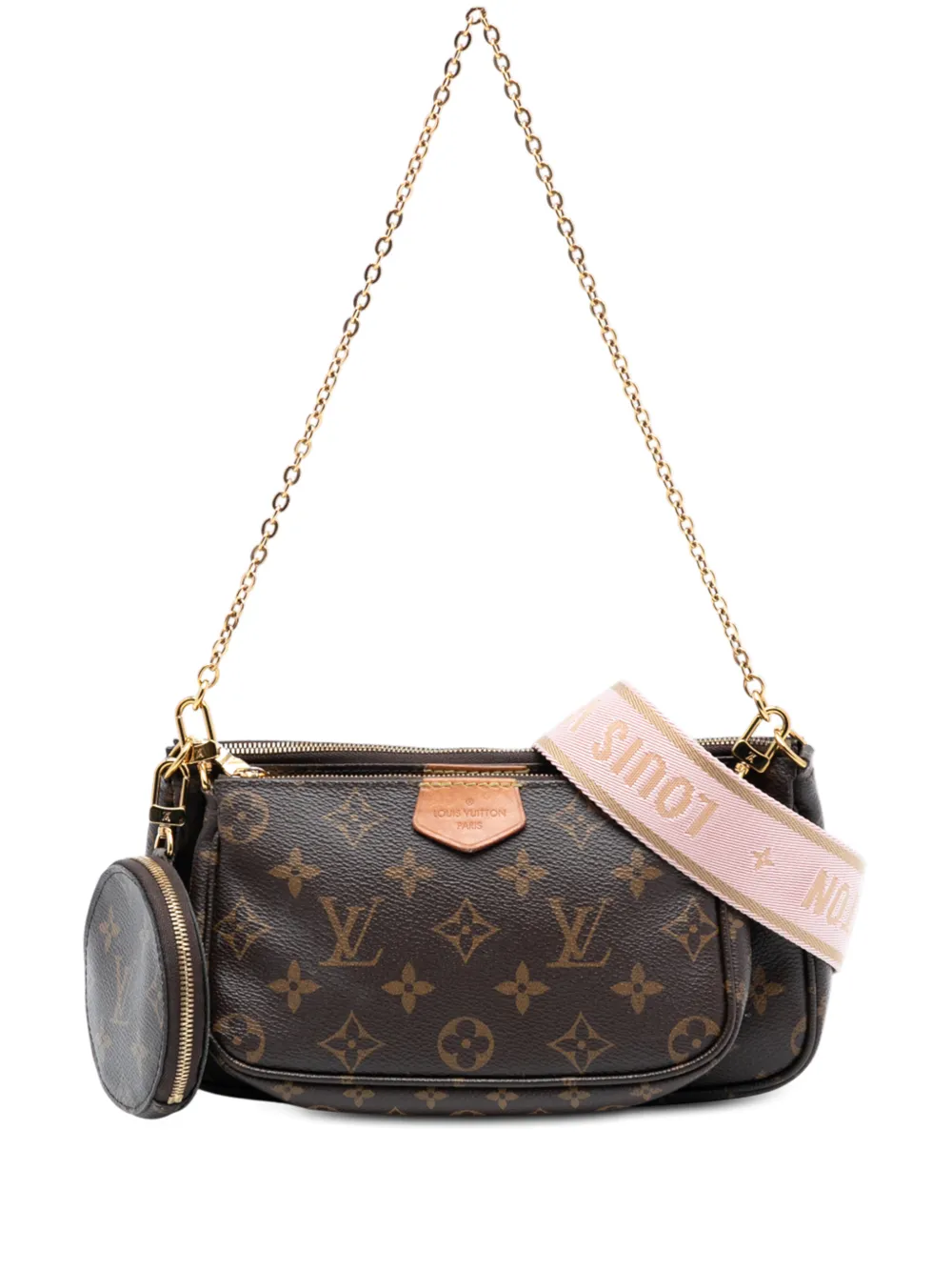 Louis Vuitton Pre-Owned 2021-2025 Monogram Multi Pochette Accessoires satchel - Marrone