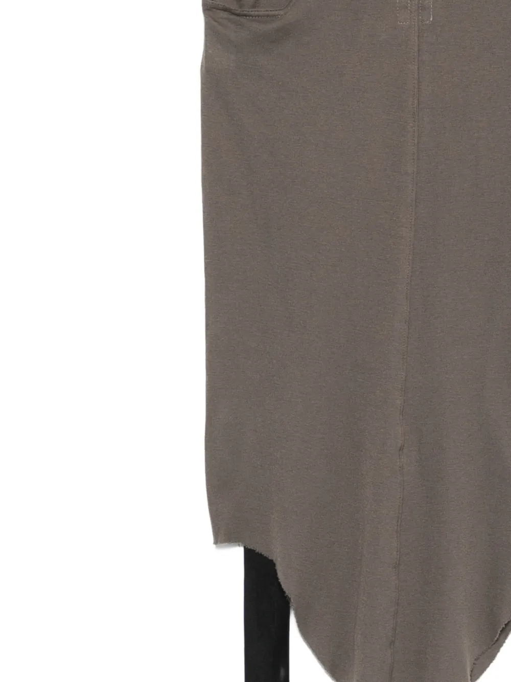 Rick Owens DRKSHDW Asymmetrische top Grijs