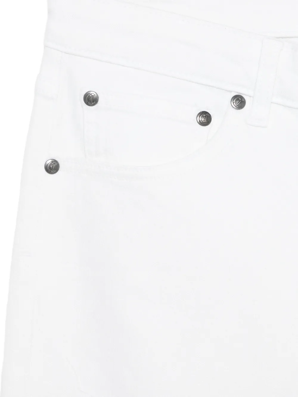  Just Cavalli Vaqueros Con Logo - Blanco 