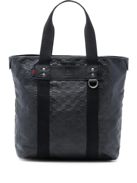 Gucci Pre-Owned 2016-2026 Guccissima Web tote bag