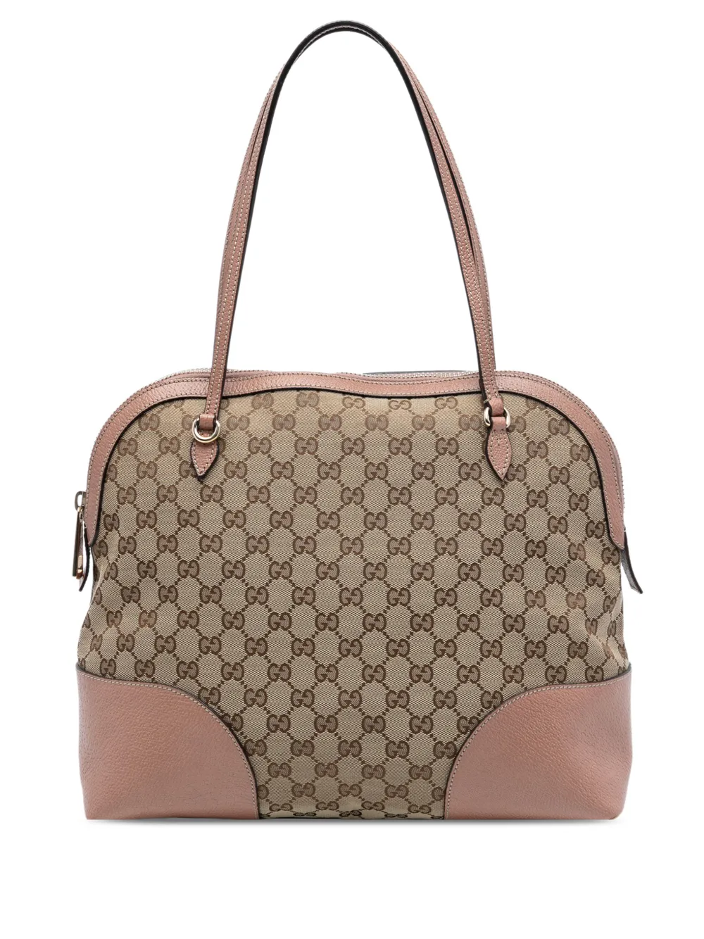 Gucci Pre-Owned 2016-2026 Medium GG Canvas Bree Dome tote bag - Marrone