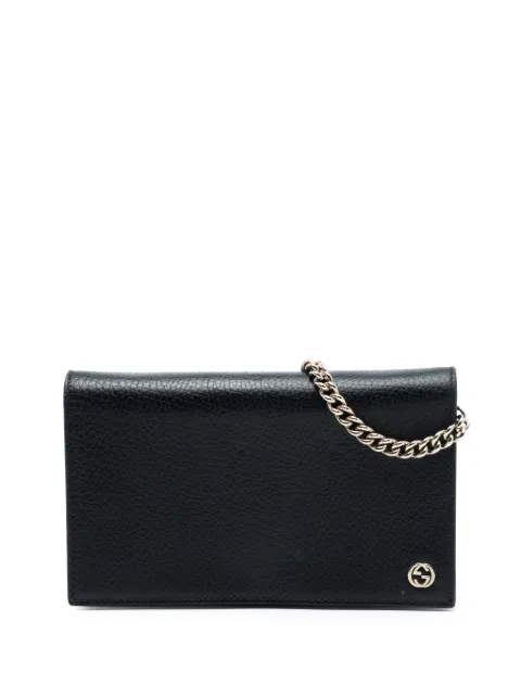 Gucci Pre-Owned 2000-2015 Leather Betty Wallet on Chain crossbody bag