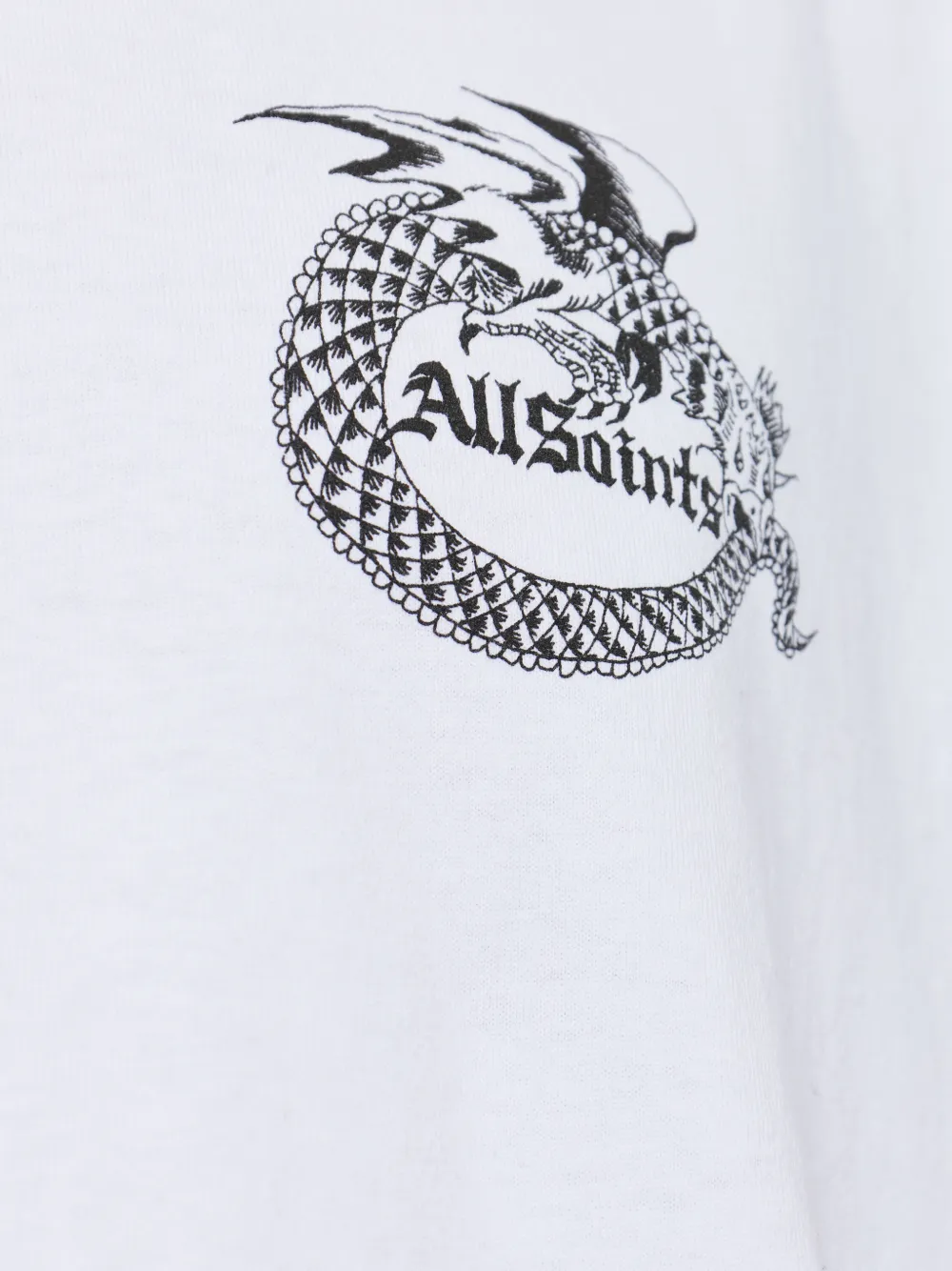 AllSaints T-shirt met grafische print Wit