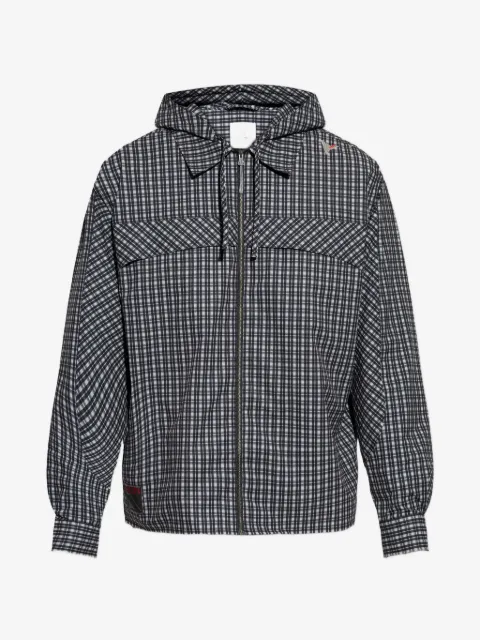 ROA Aair Flowave hooded checked jacket