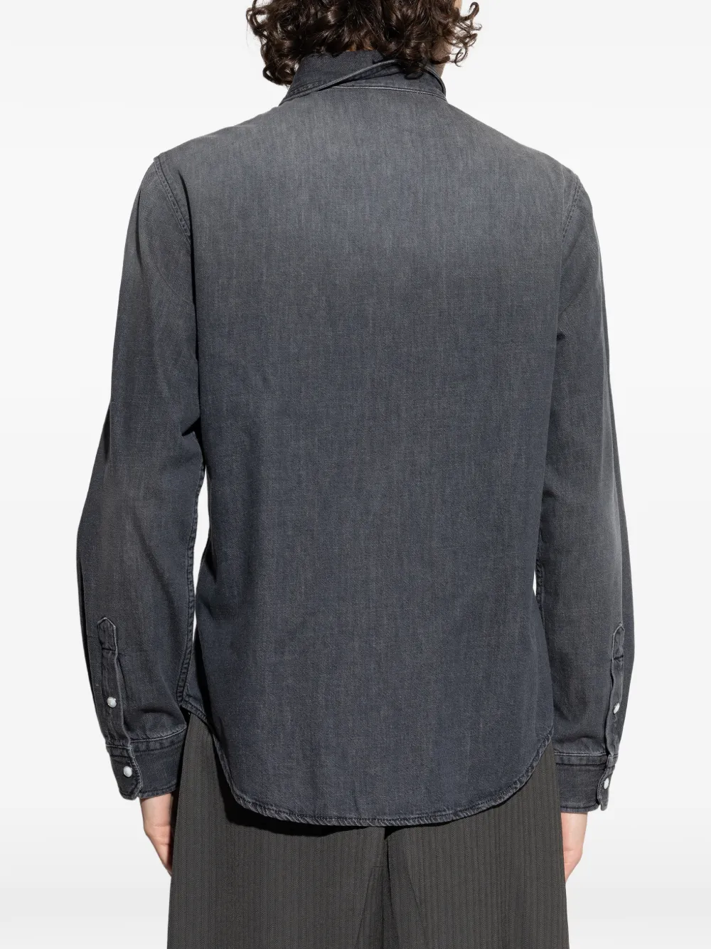 Versace Denim overhemd Grijs