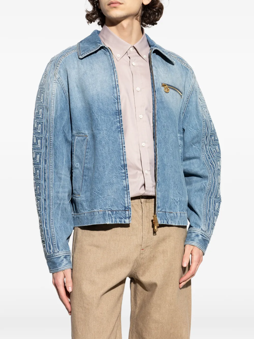  Versace Zip-pocket Jacket - Blue 