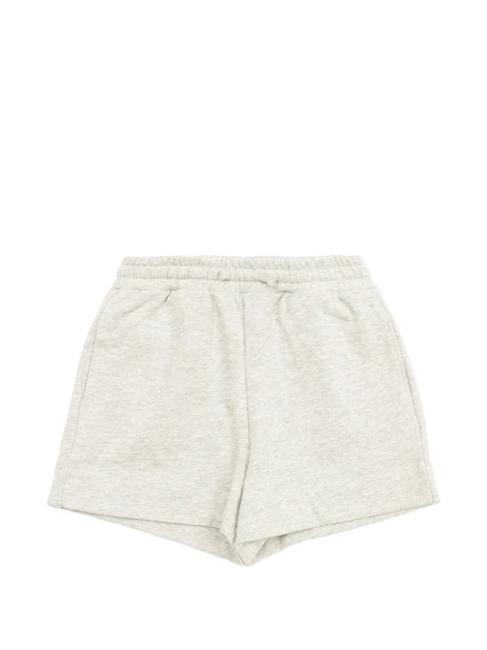Stella McCartney Kids logo-appliqué casual shorts - Grigio
