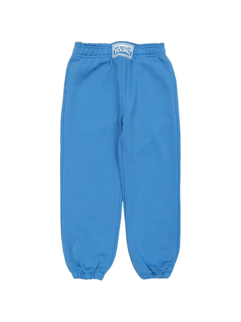 Versace Kids logo-detail tracksuit bottoms - Blu