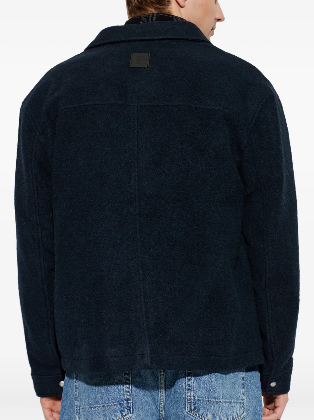AllSaints Shirtjack met knoopzakken Blauw