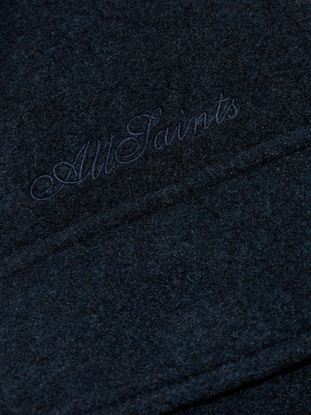AllSaints Shirtjack met knoopzakken Blauw