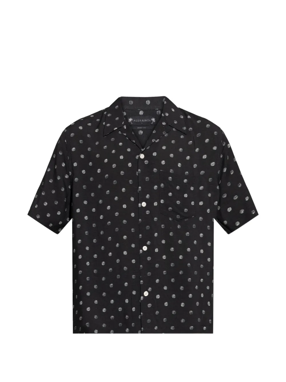 AllSaints Upton buttoned shirt - Nero