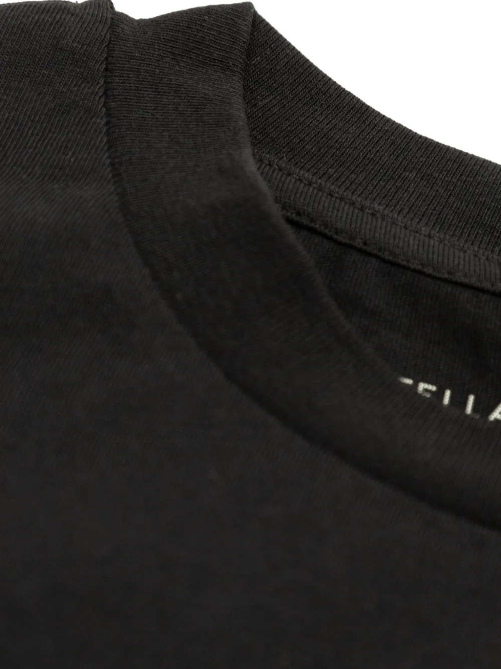 Stella McCartney Kids T-shirt met logo Zwart