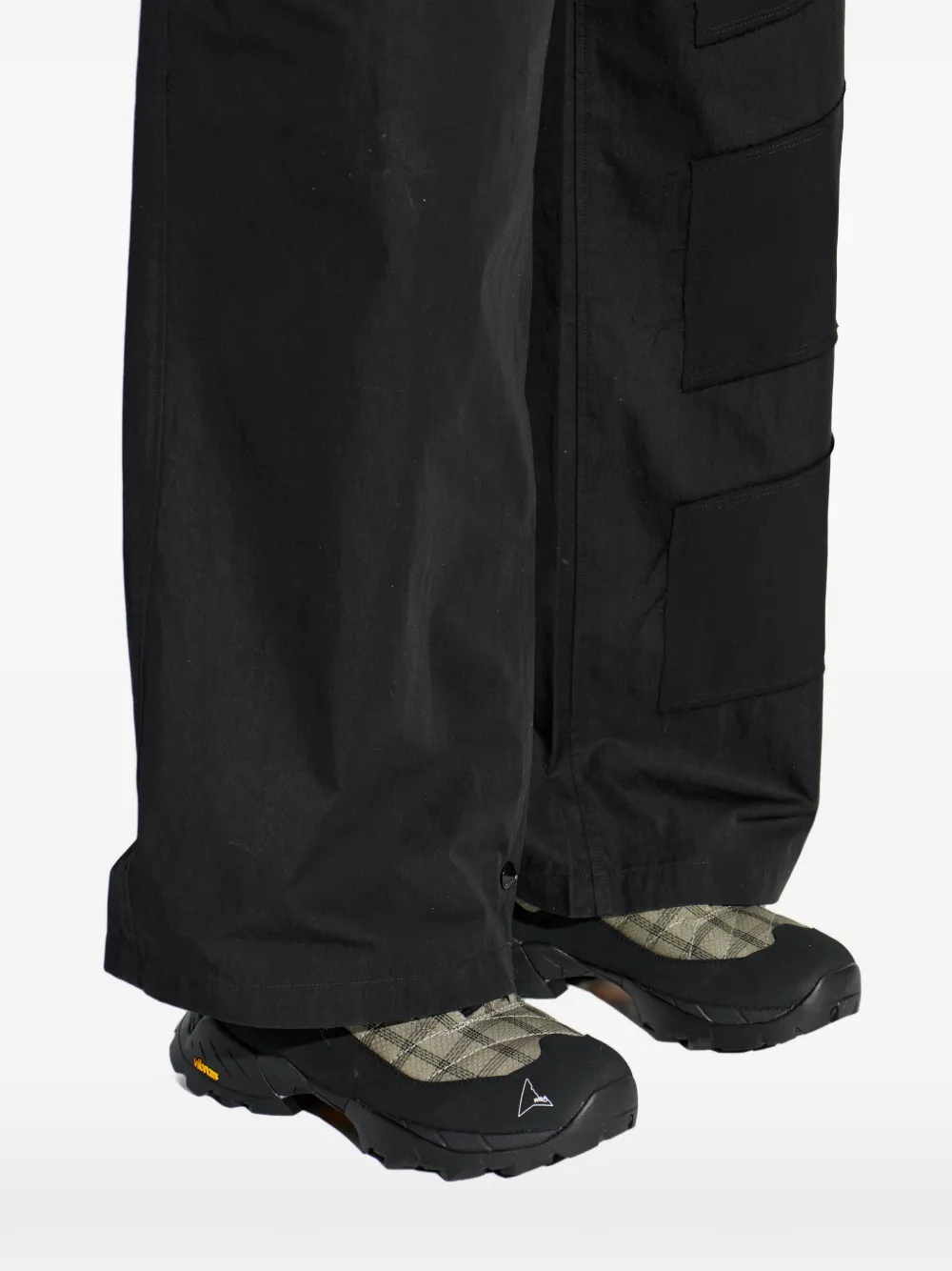 ROA Katharina sneakers met veters Zwart