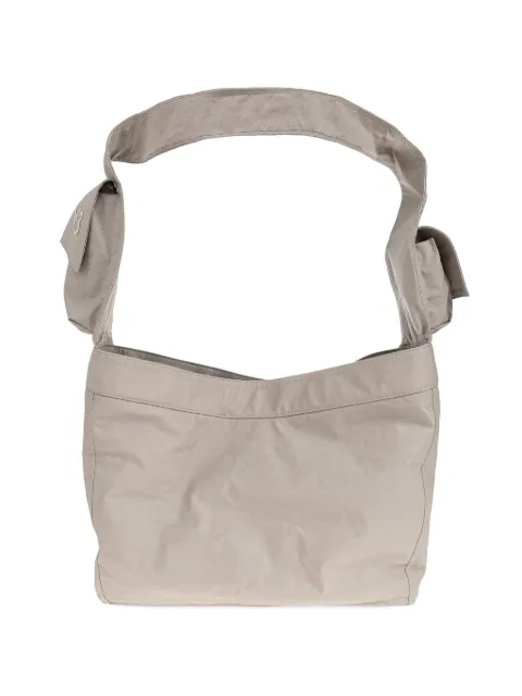 Y-3  Newspaper pocket detail tote bag