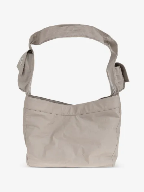 Y-3  Newspaper pocket detail tote bag