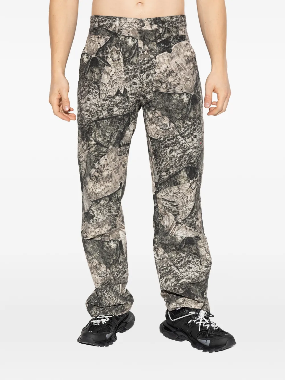 ROA Broek met print Beige