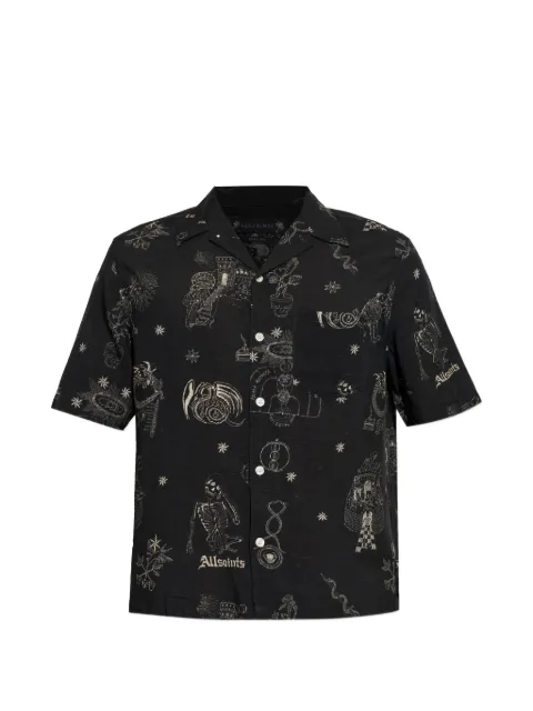 AllSaints graphic-print shirt
